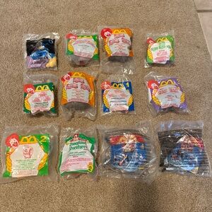 McDonald's Collectible Toy Set - Red, Green, Yellow